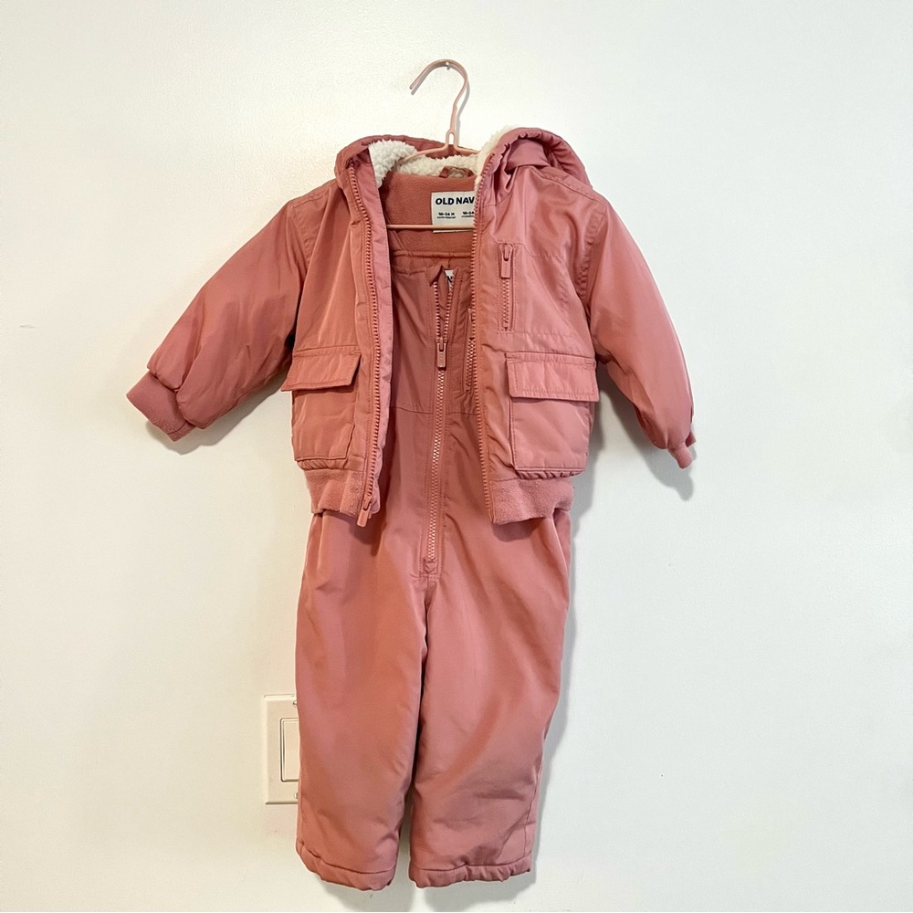 Old Navy Pink Kids Snowsuit